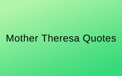 Mother Theresa Quotes
