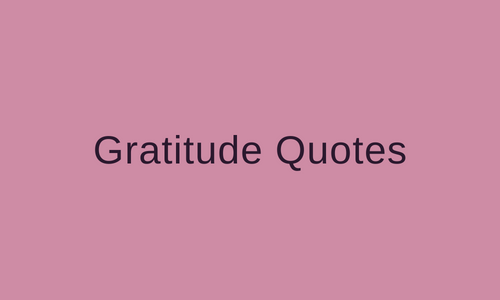 Gratitude Quotes