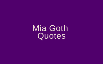 Mia Goth Quotes