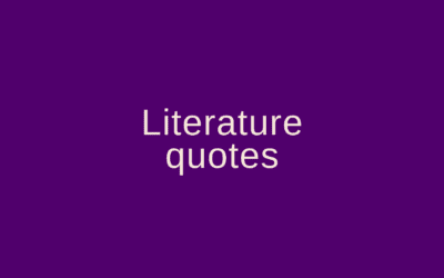 Literature quotes