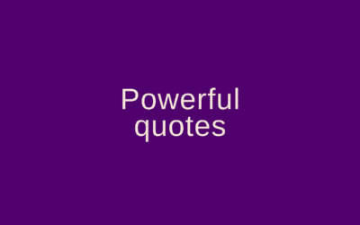 Powerful quotes