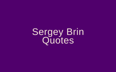 Sergey Brin Quotes