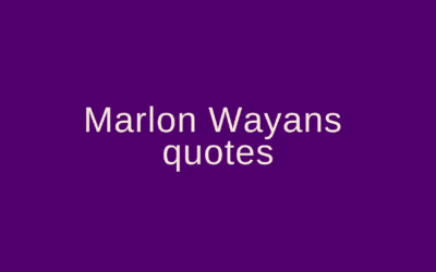Marlon Wayans quotes