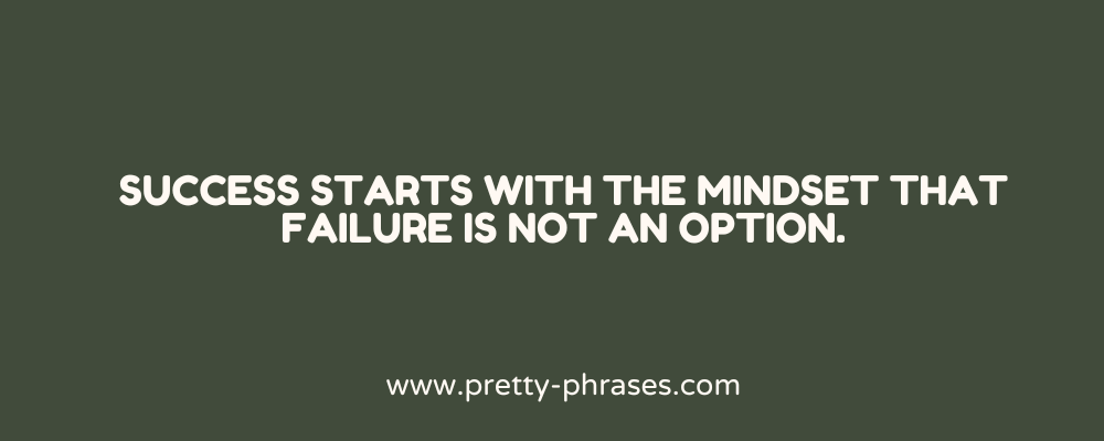 Motivation for Success Quotes
